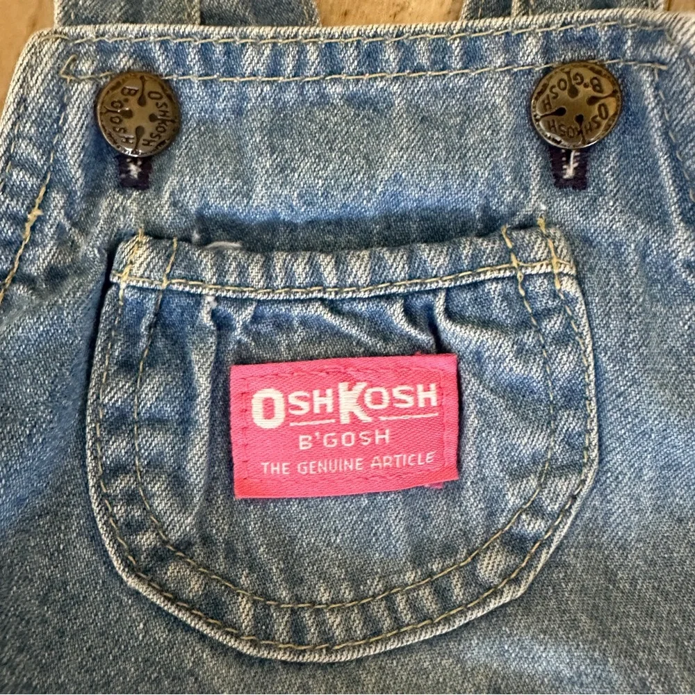 Vintage Vestback OshKosh B'gosh Classic Blue Overalls 18M
